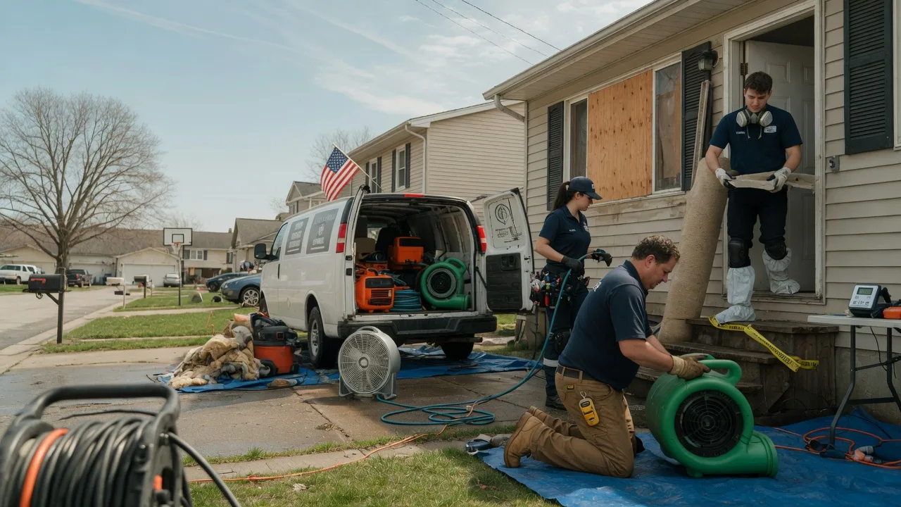 Water Damage Restoration in Sun City, KS near me